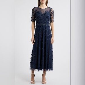 chanel beaded dress The Chanel Beaded Satin Fitted Gown with Embellishment Sage / 4 main image 0